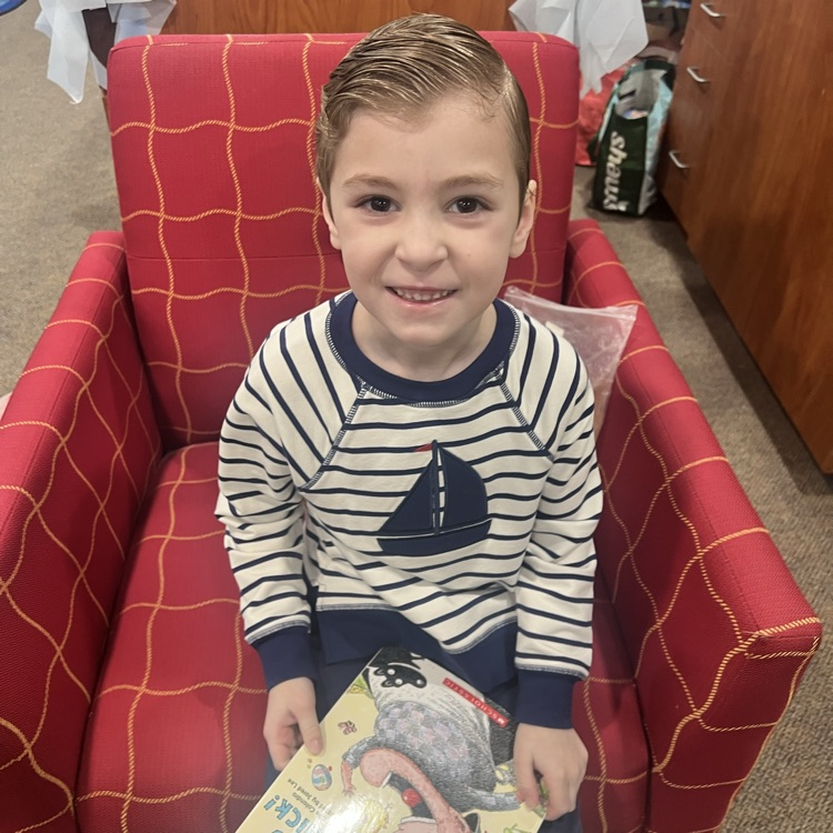 KRO enjoyed reading in the library for Read Across America day