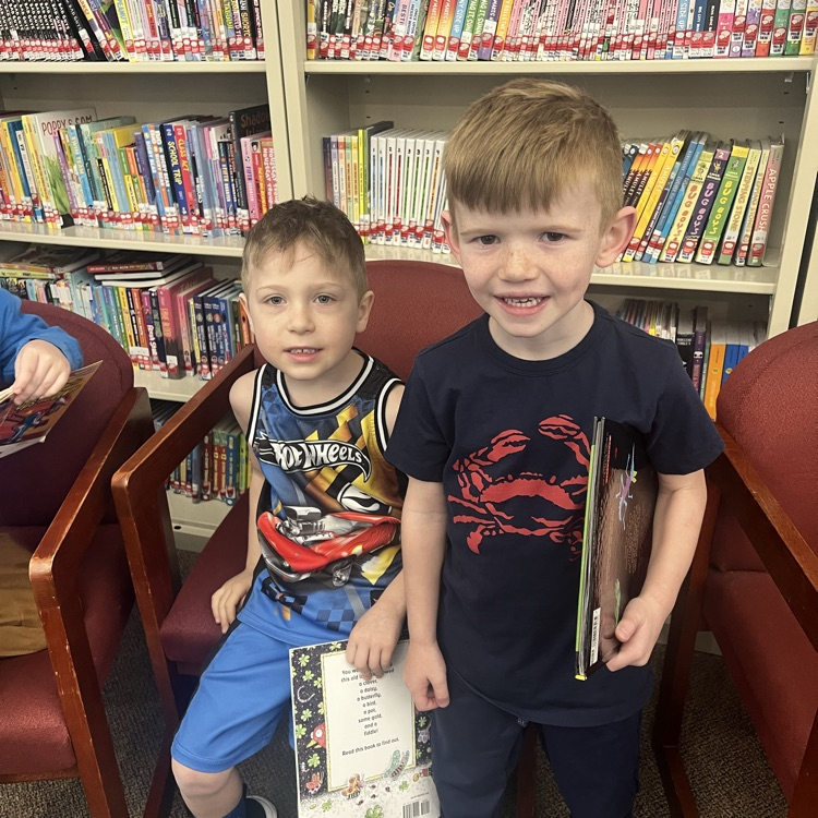 KRO enjoyed reading in the library for Read Across America day