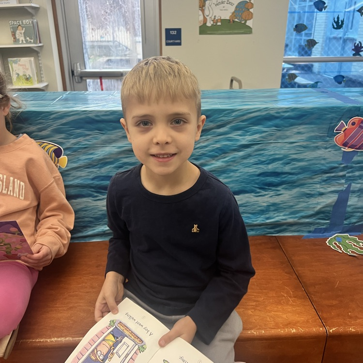 KRO enjoyed reading in the library for Read Across America day