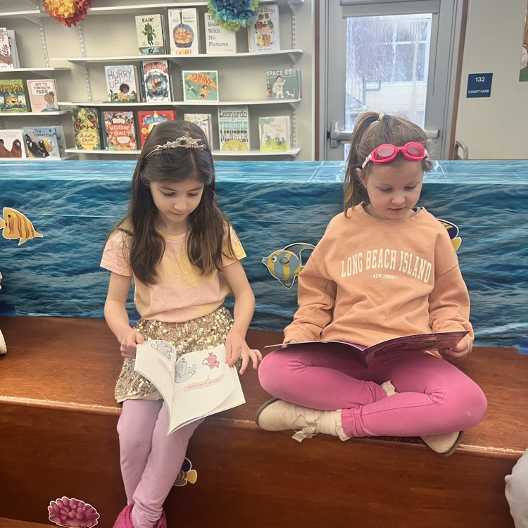KRO enjoyed reading in the library for Read Across America day
