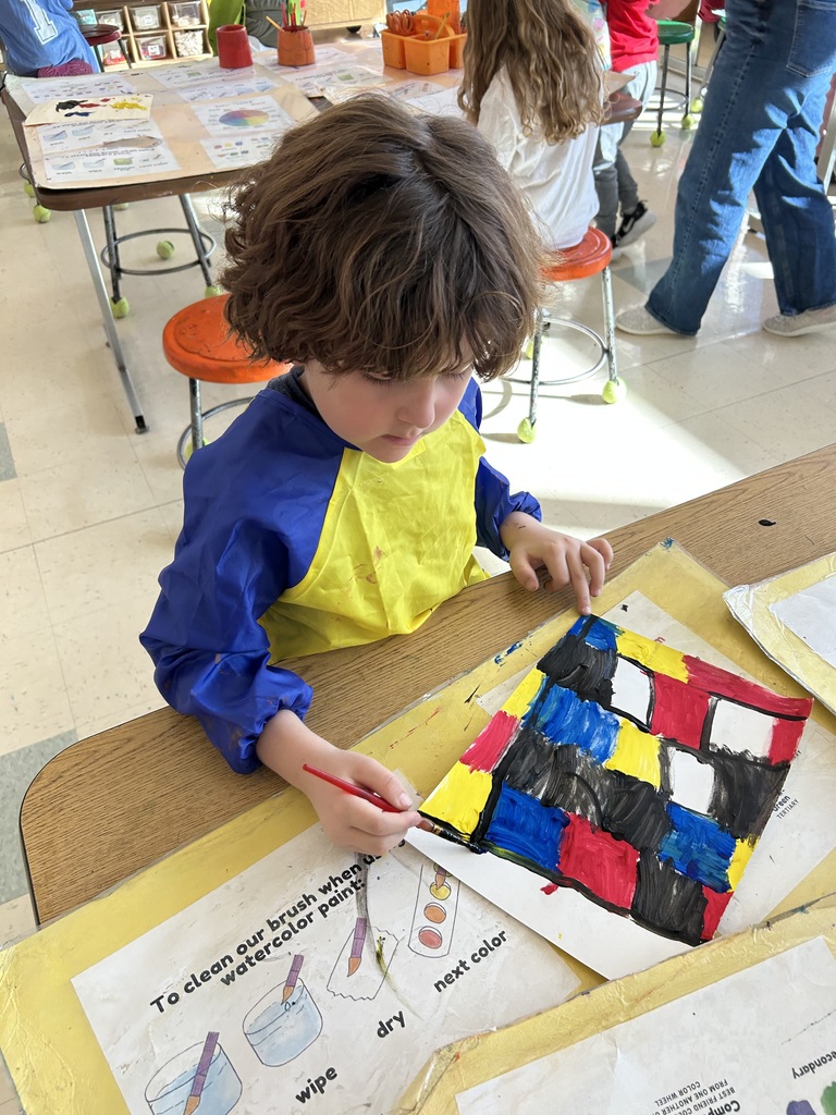 child painting
