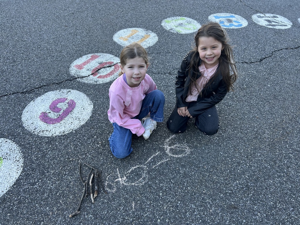 children playing math game
