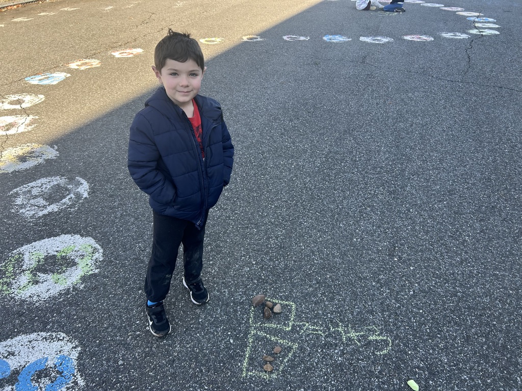 children playing math game