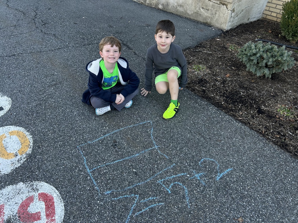 children playing math game