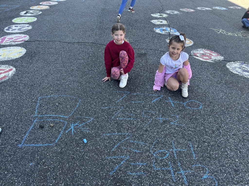 children playing math game