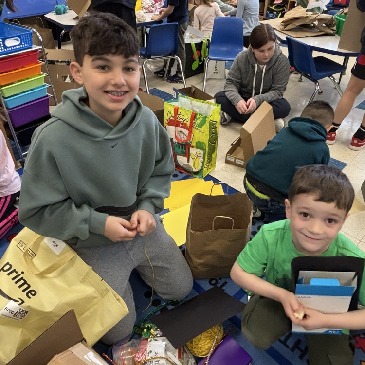 children making a leprechaun trap