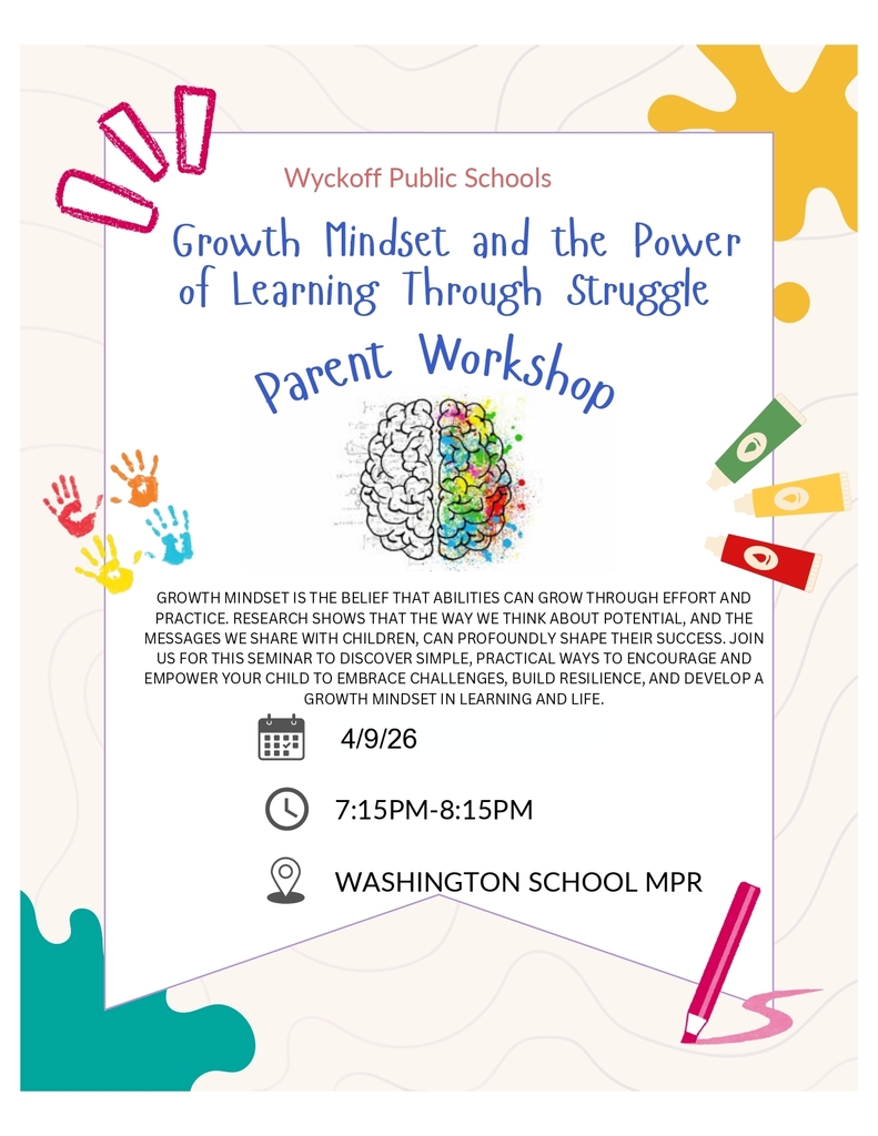 flyer for parent workshop