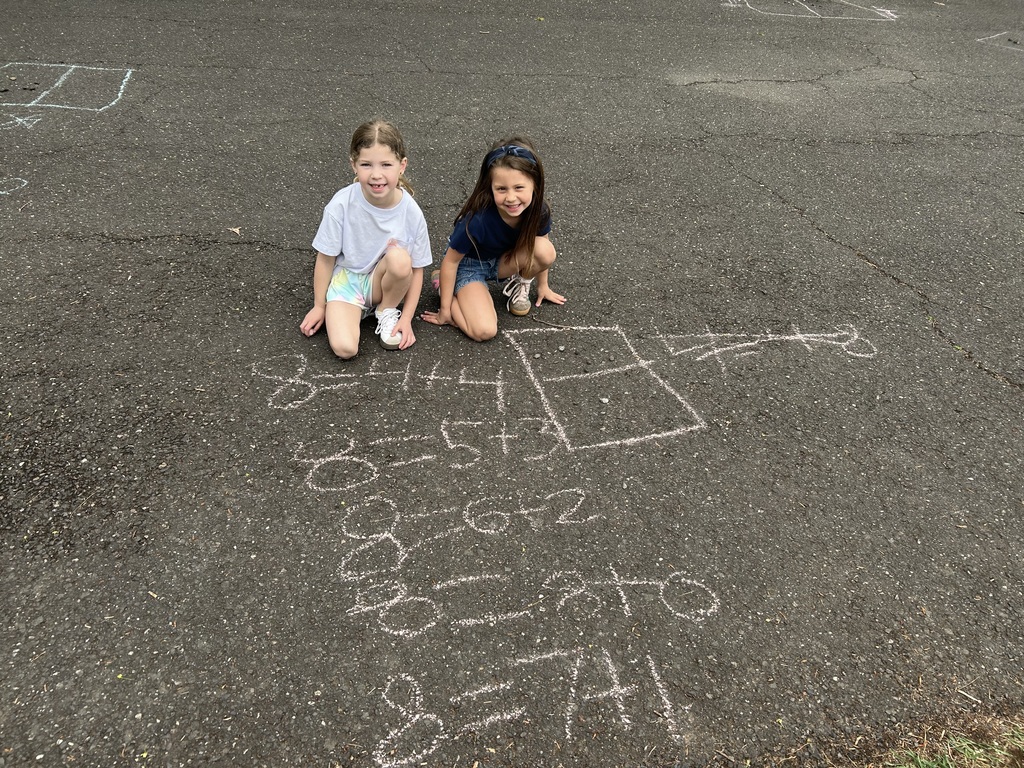 children playing math game