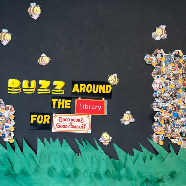 Busy bees in the media center/library!