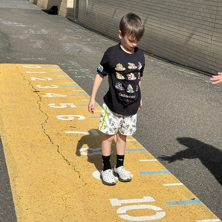 boy on a number line 