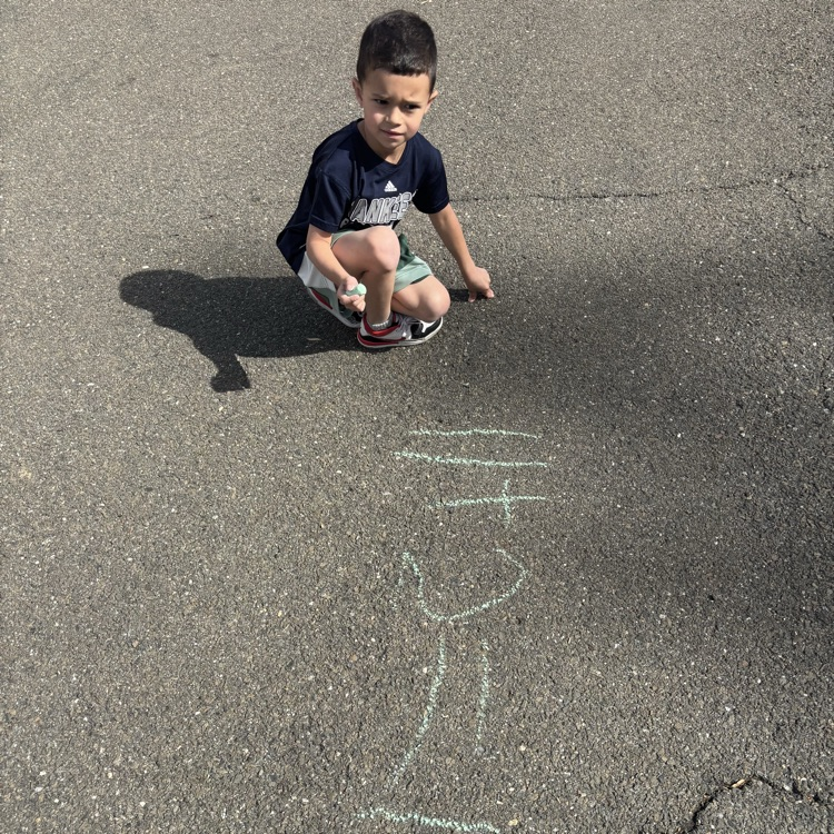boy with addition problem 