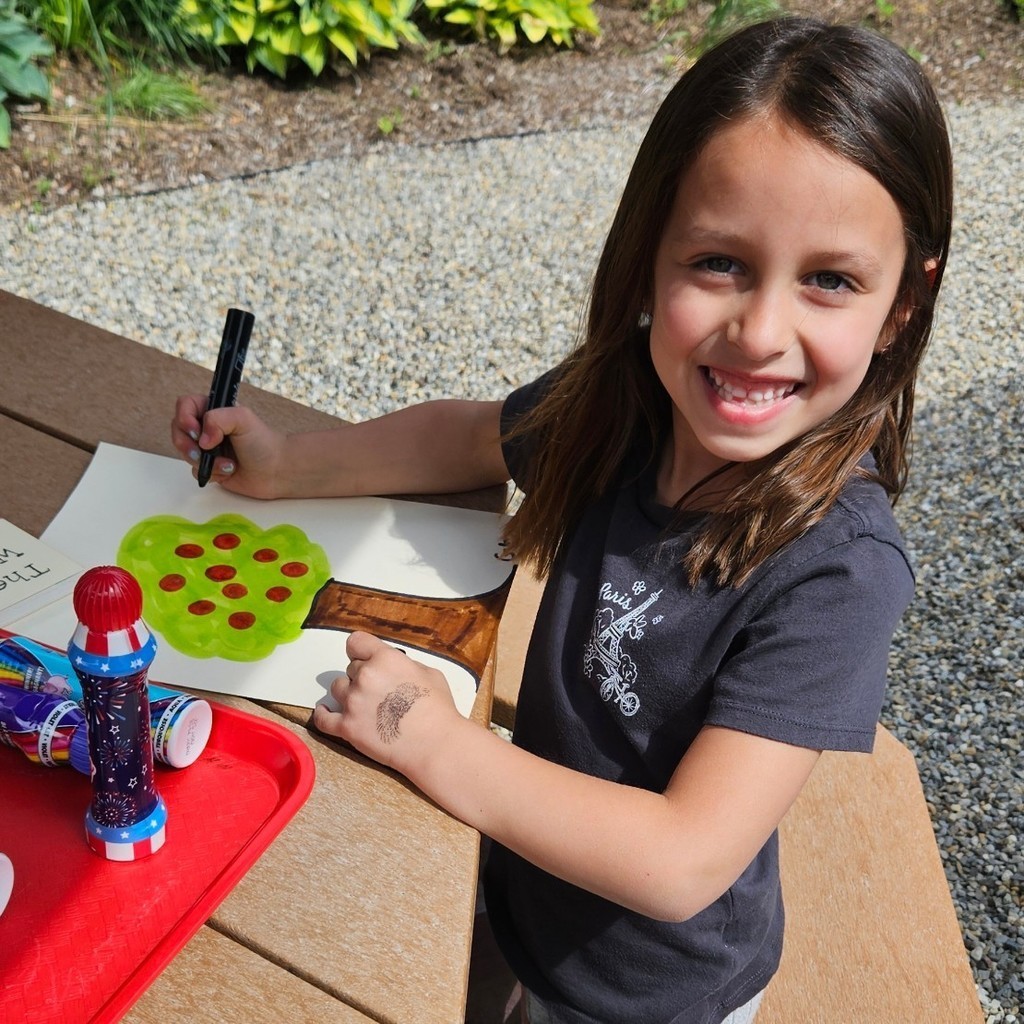 girl coloring