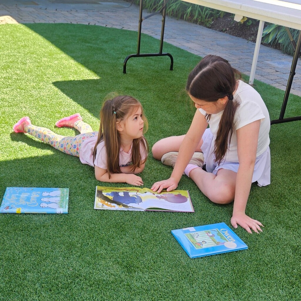 reading outside 