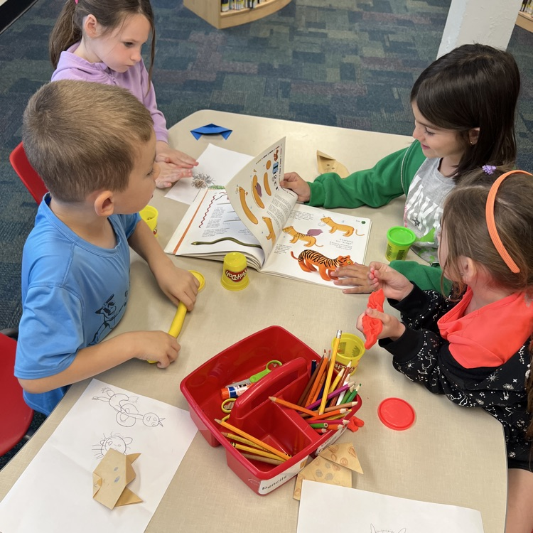 Clay art using Playdough