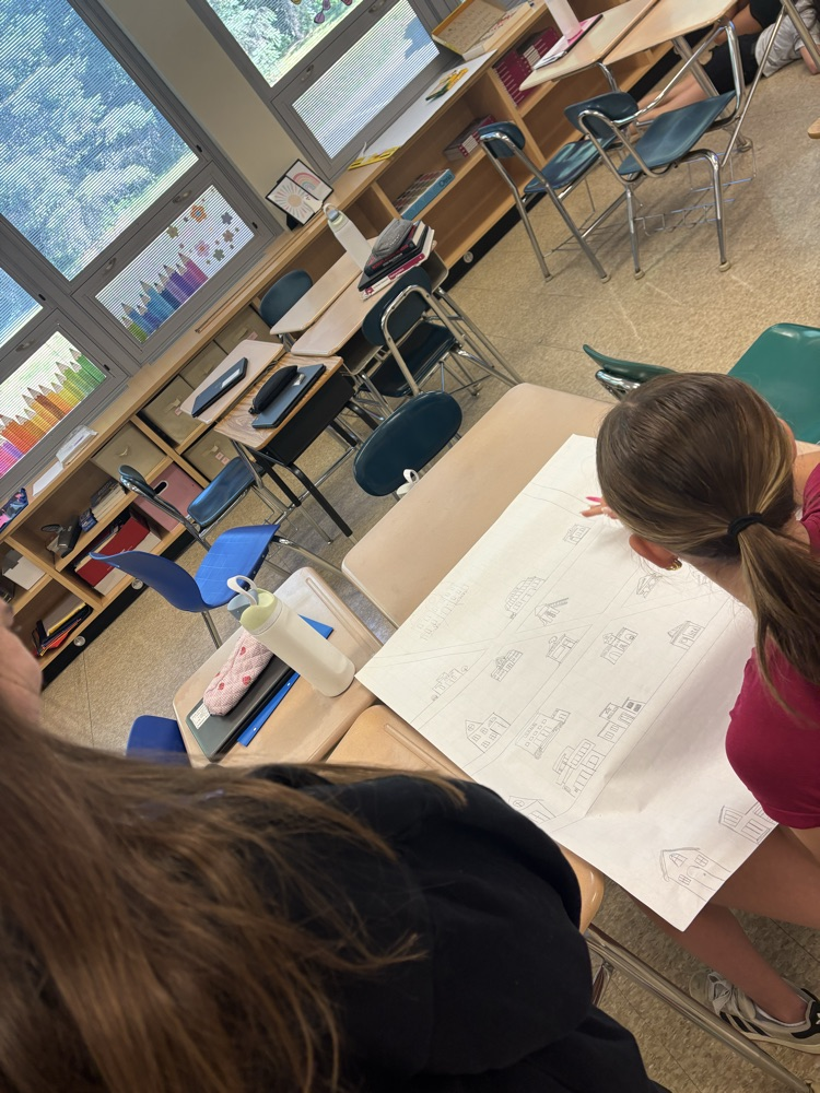 students drawing project