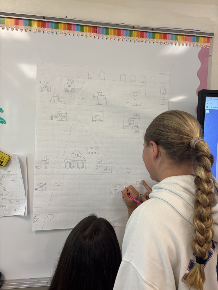 students drawing project