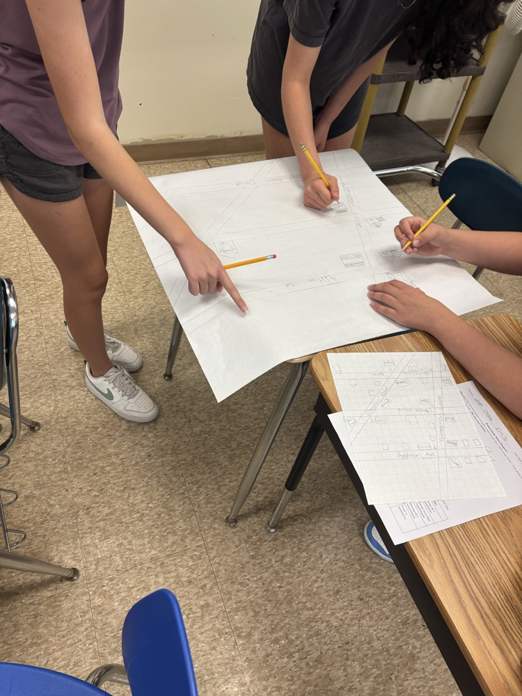 students drawing project