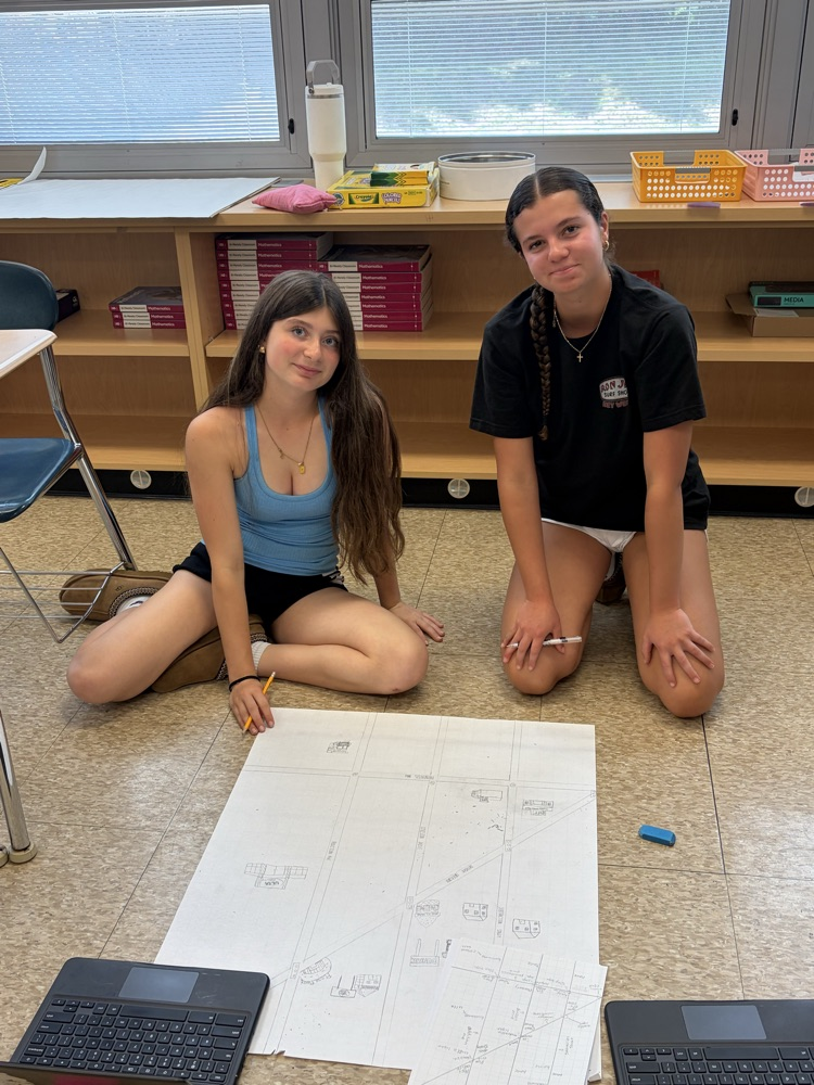 students drawing project
