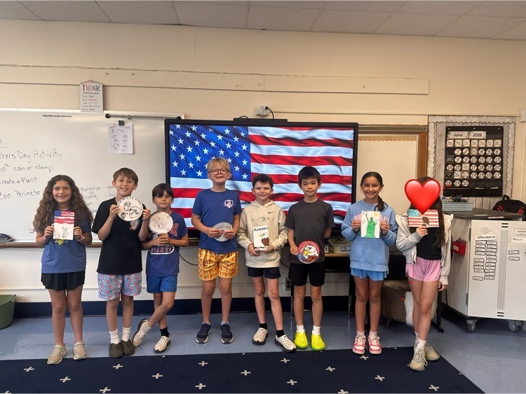Students celebrating America