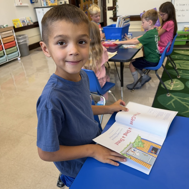 boy with book