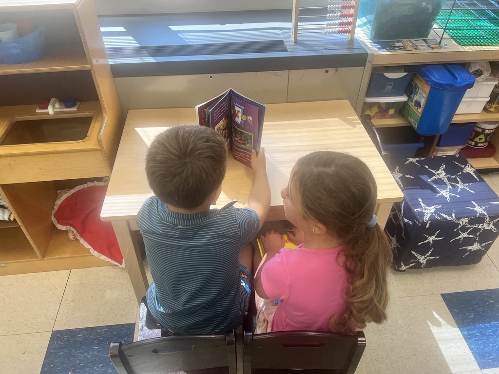 KR enjoyed partner reading during Reading Workshop