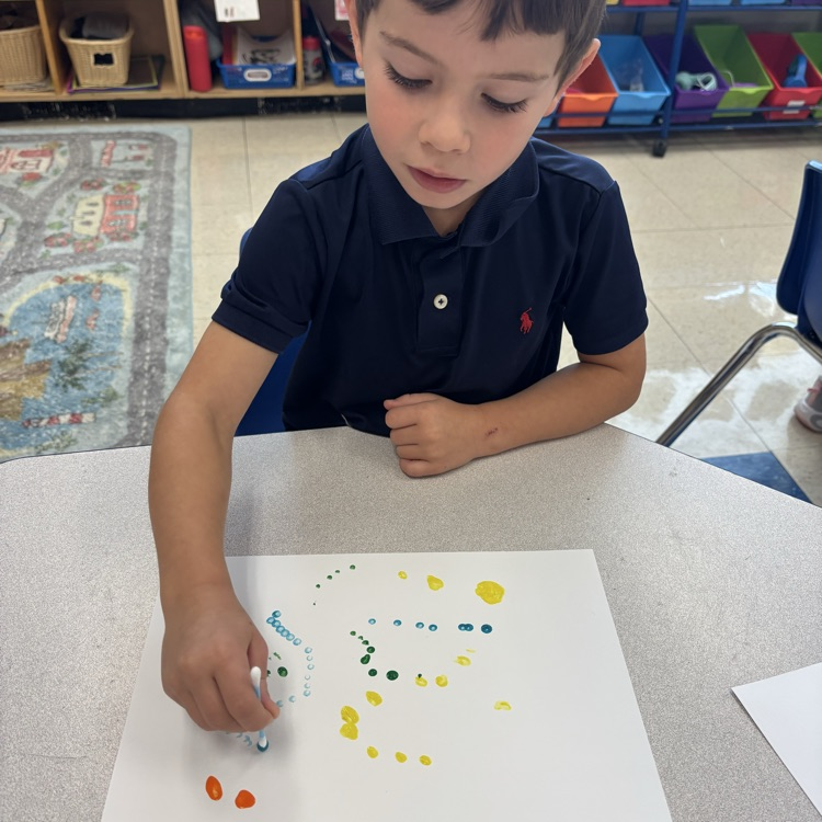 boy painting 