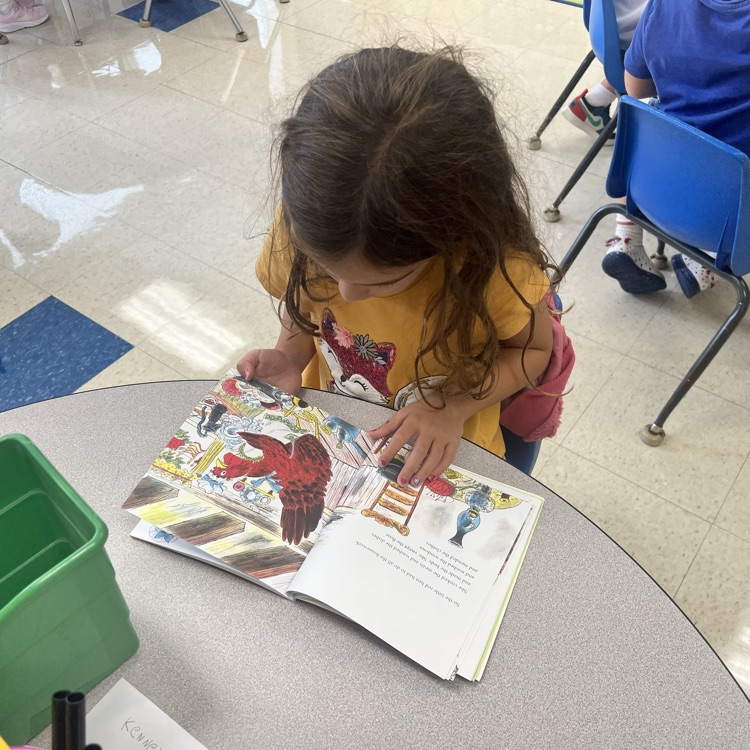 KR finished their first Star Book, The Little Red Hen. They have been practicing retelling the story. 