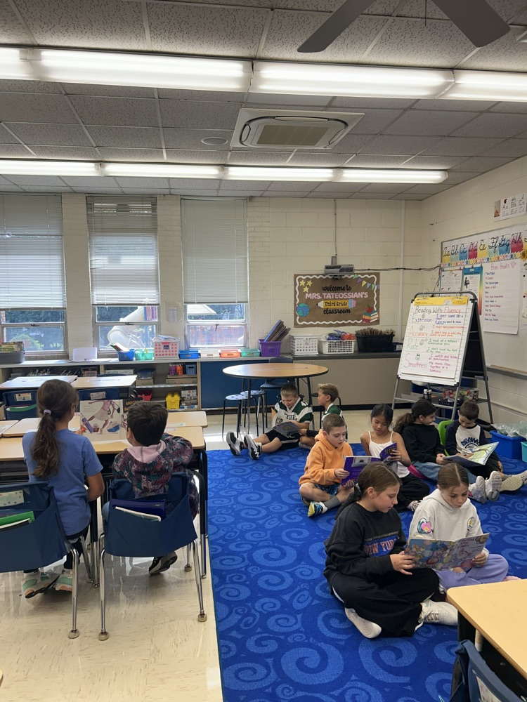 third graders reading