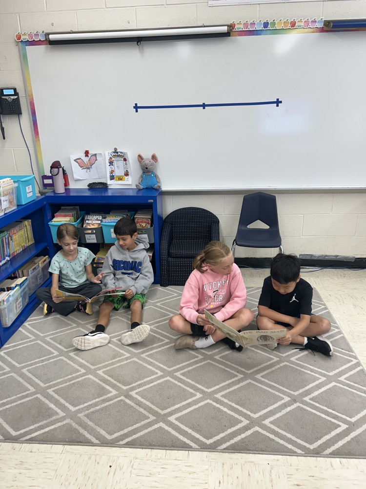 third graders reading
