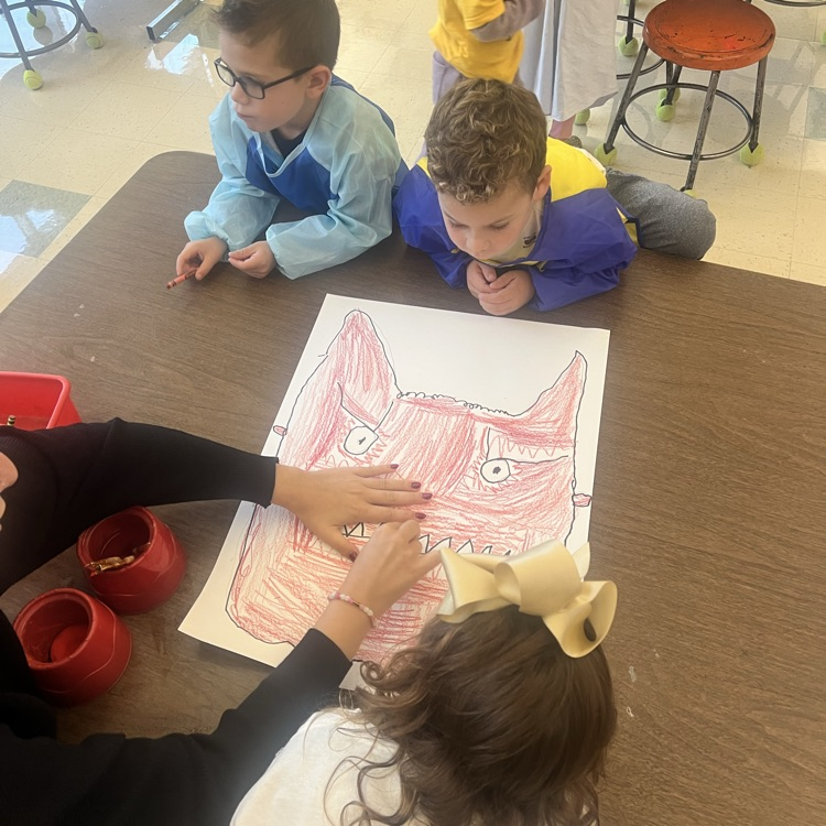 KR read Color Monster with Mrs. Viaud and learned about different feelings and emotions.
