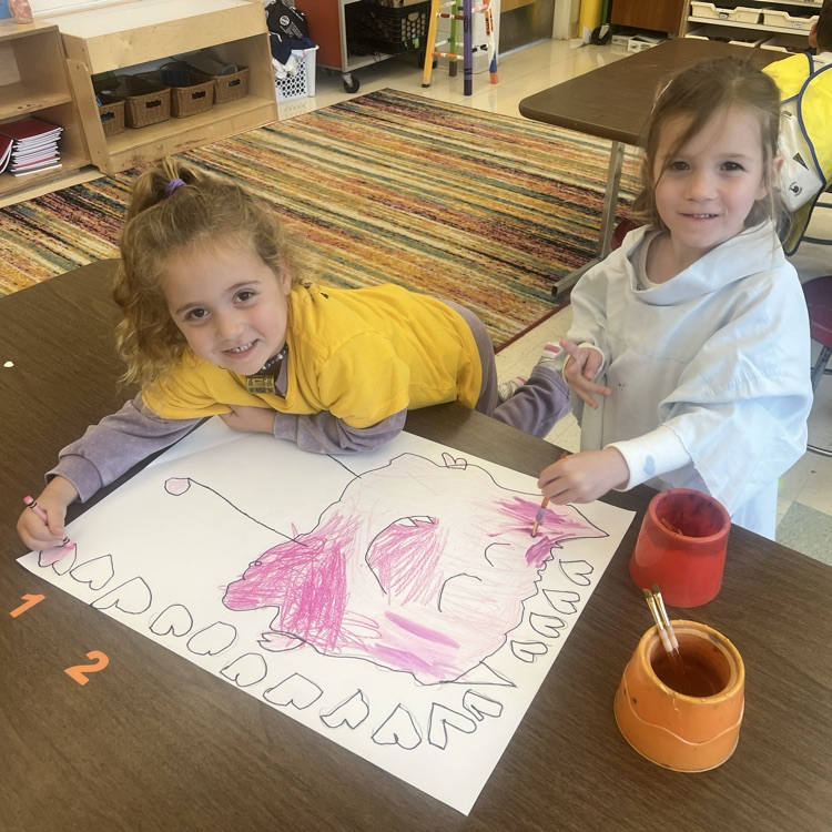 KR read Color Monster with Mrs. Viaud and learned about different feelings and emotions.
