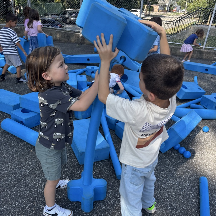 boys playing with