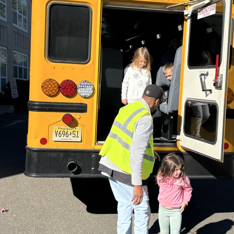 children getting off a