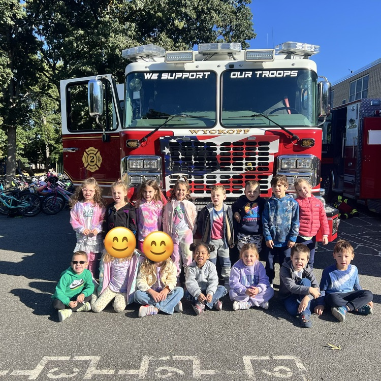 KR learned about Fire Safety and got to go on the fire truck
