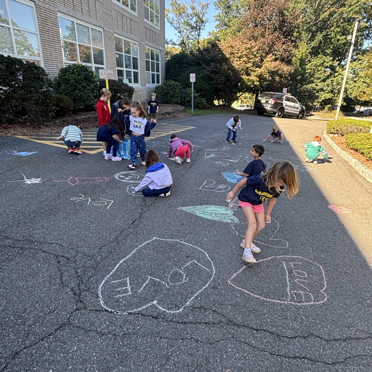 children, writing messages of love