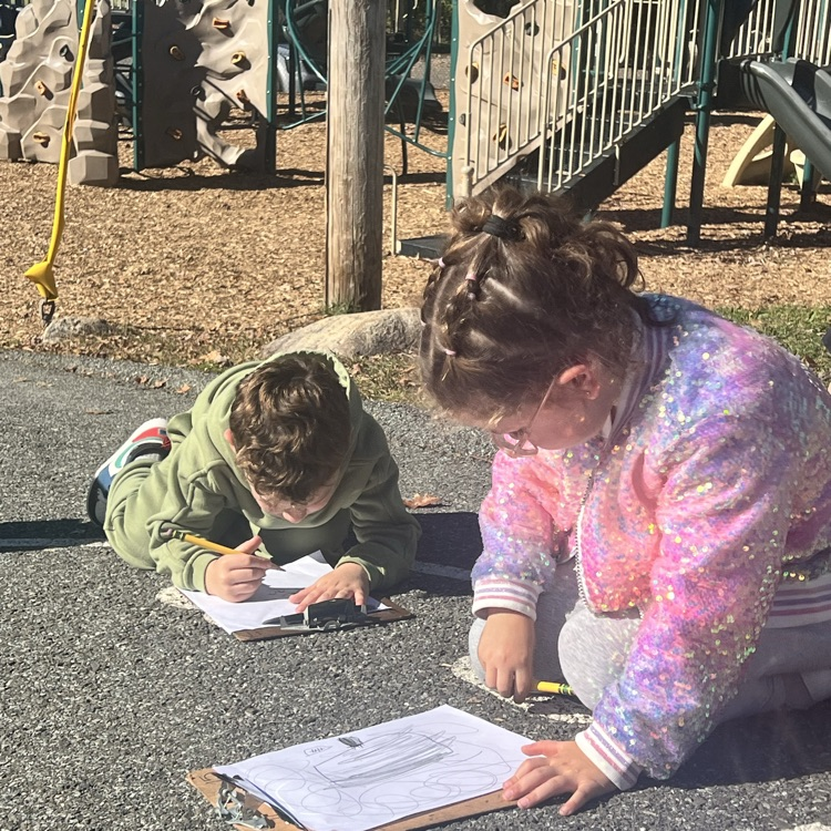 KR went on a listening walk to listen and record sounds in nature. 