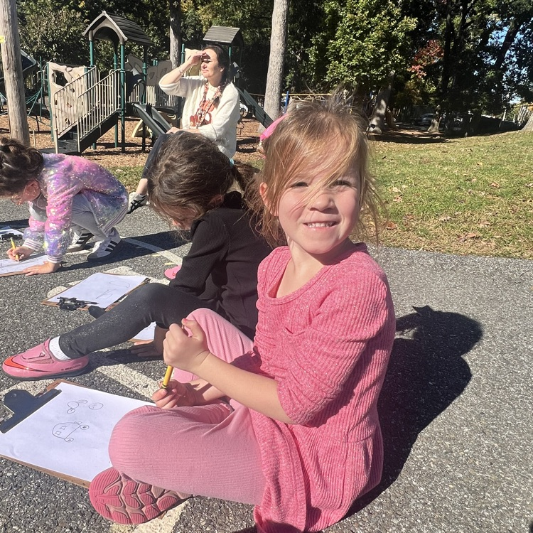KR went on a listening walk to listen and record sounds in nature. 