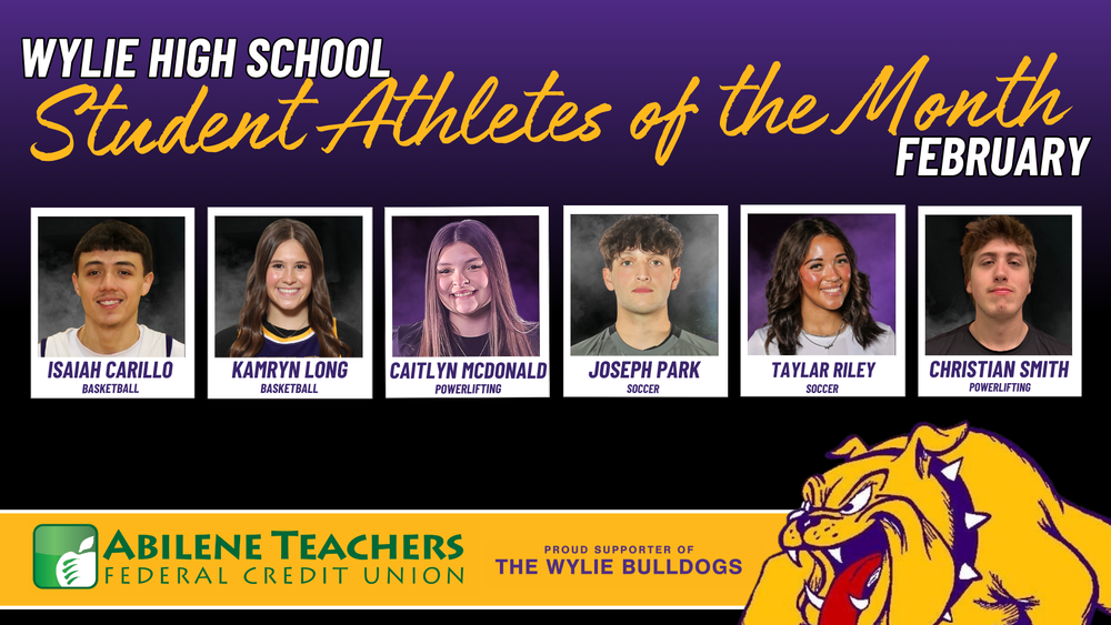 WHS February Student Athletes of the Month