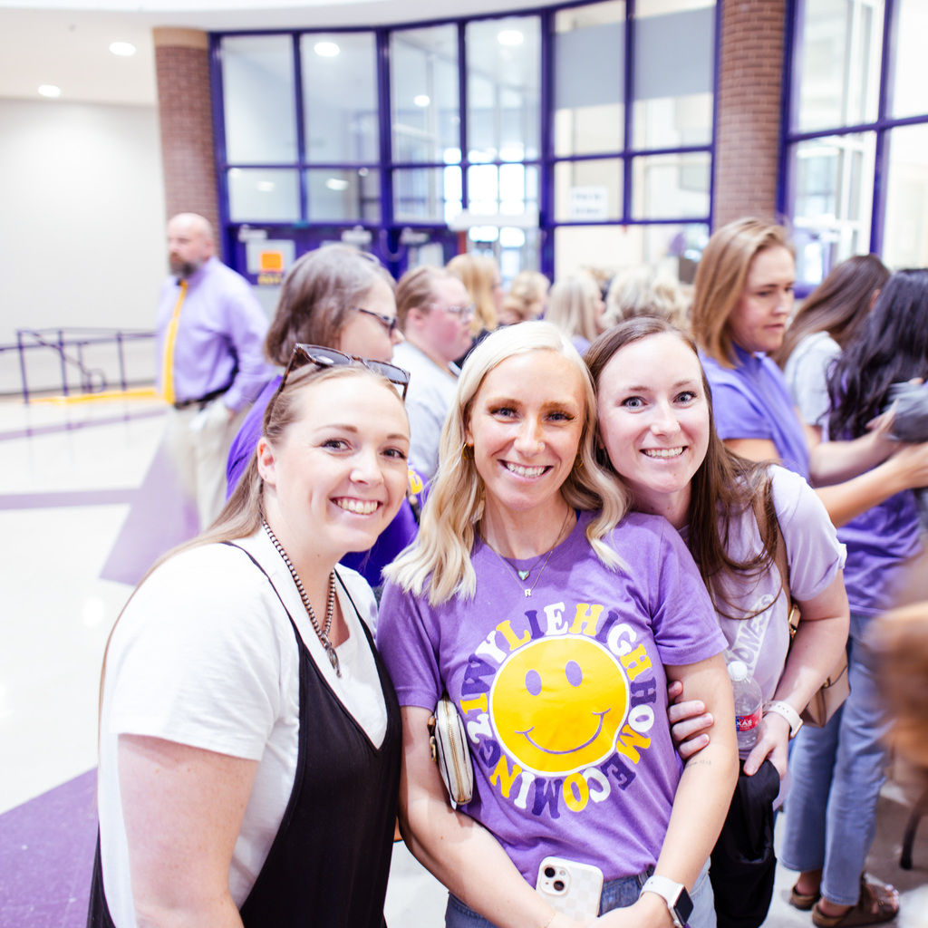 teachers smiling