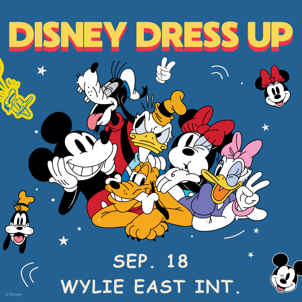 Disney Mickey Mouse and Friends Blue Instagram Post in Mickey Mouse and Friends Style