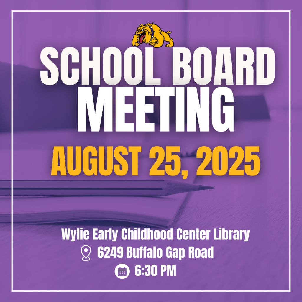 School Board Meeting Flyer