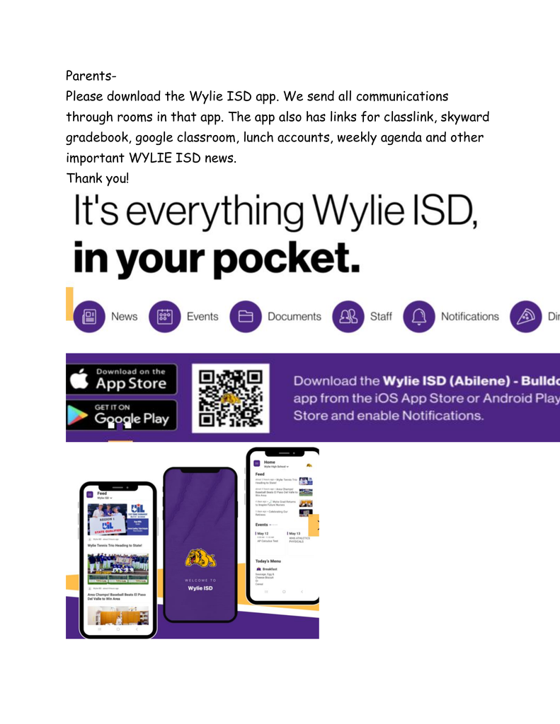 Wylie ISD App.