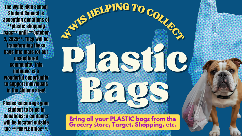 Plastic Bag Donations.