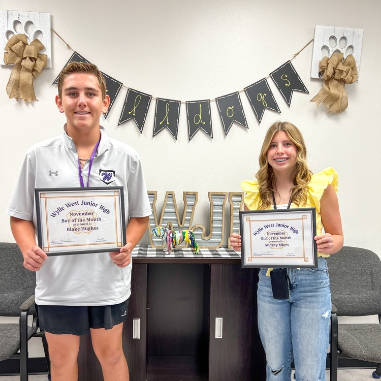 Boy and girl of the month
