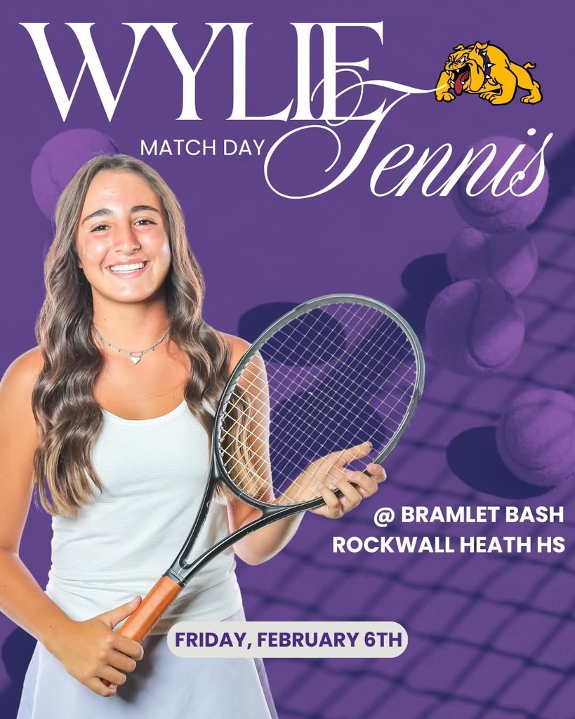 After a week of frozen courts, the Bulldogs are ready to compete! Wylie Tennis kicks off today in Rockwall!

#wearewylie