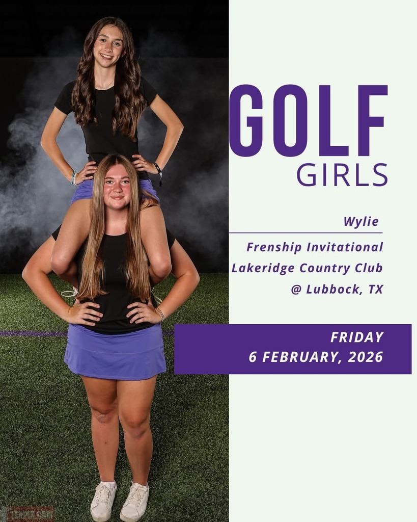 TEE TIME!  Good luck to our Lady Bulldog golfers as they head to Lubbock to compete in the Frenship Invitational!
Post Credit: Zoe Marble
#wearewylie