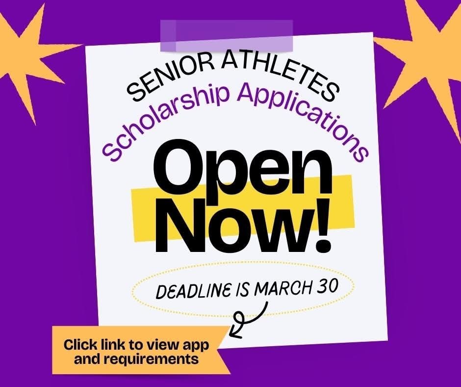 Attention SENIOR ATHLETES! The Booster Club's scholarship application is OPEN. Please click the link to download the app and read all the requirements. DEADLINE to apply is MARCH 30. Scholarships will be awarded at the Wylie All Sports Booster Club sports banquet at the end of the school year. 

https://wyliebulldogboosterclub.boosterhub.com/about/13633