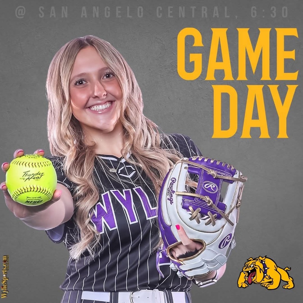 It's GAME DAY for Lady Bulldog Softball in San Angelo! Good luck ladies!

#wearewylie