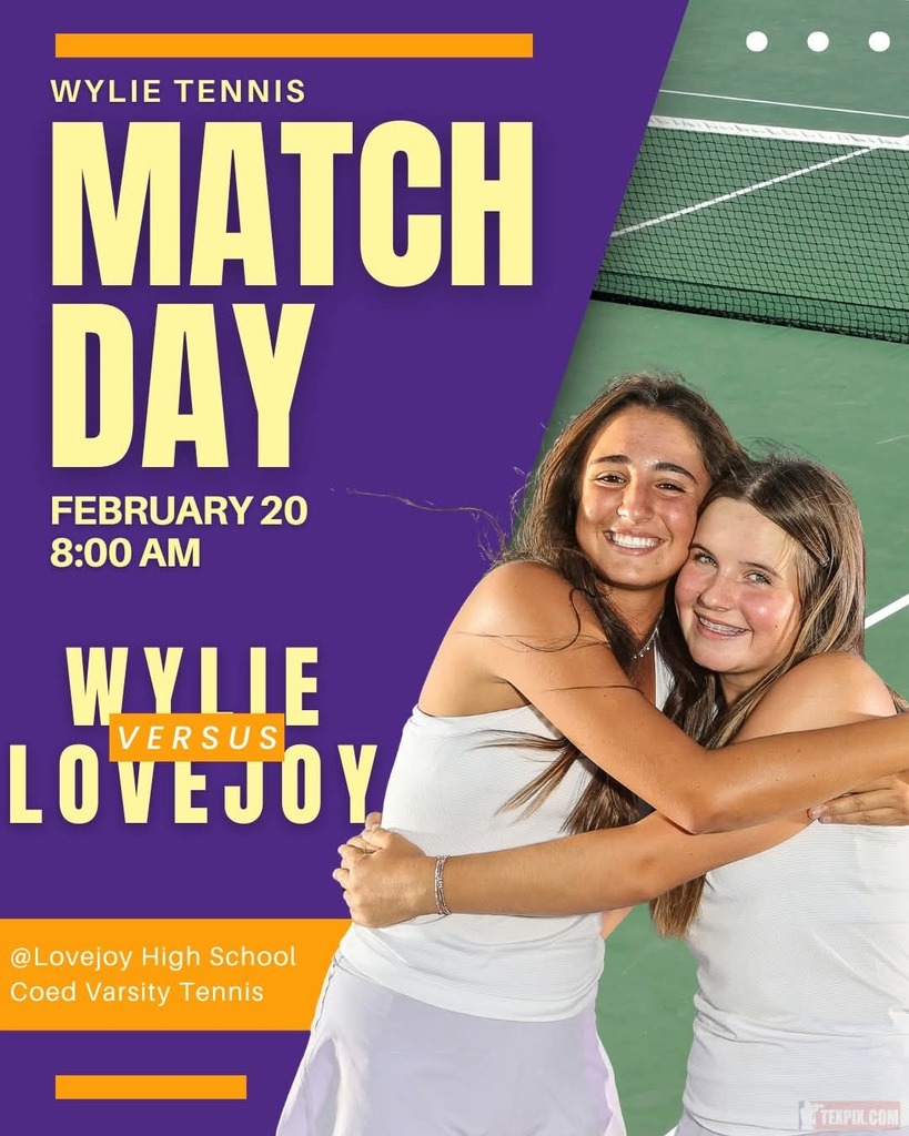 Game. Set. Match. Good luck to our Bulldogs as they serve it up against Lovejoy!  

Post Credit: Avery Simpson
#wearewylie
