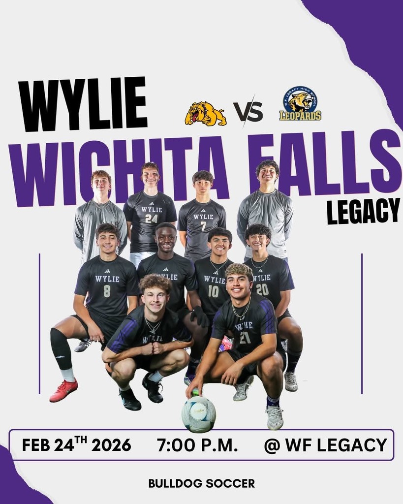 Bulldog Soccer hits the pitch in WF today! Good luck!

Post Credit: Zoe Marble
#wearewylie